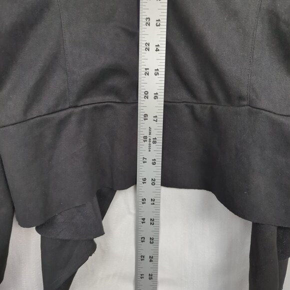 Allegra K Open Front Jacket with Zipper Detail - Picture 6 of 6